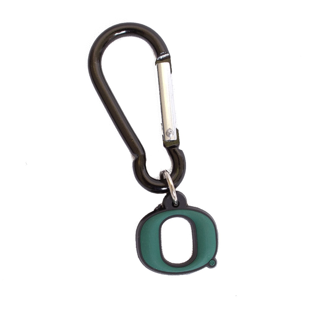 Classic Oregon O, Black, Keychain/Keytag, Home & Auto, Jenkins, Carabiner, PVC, 856032